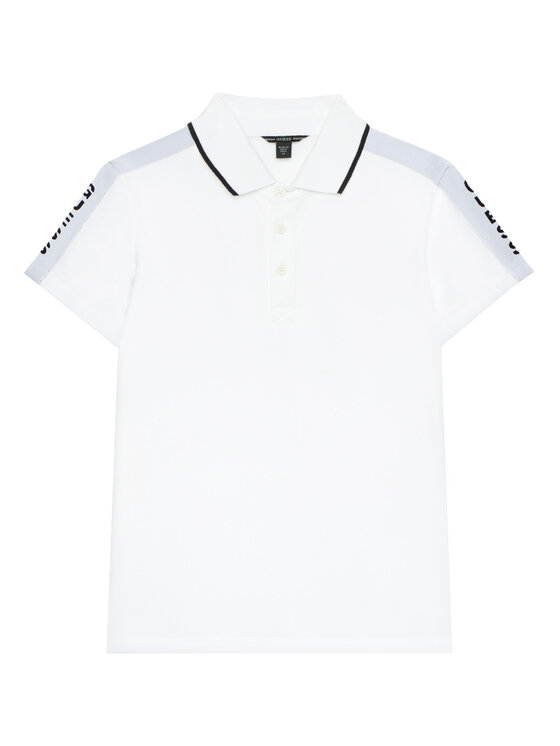 Guess Polo L4GP03 KAPY0 Biały Regular Fit