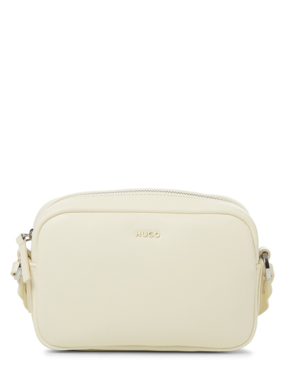 HUGO Damska torba crossbody - Bel Kobiety Sztuczne włókno beżowy|biały, ONE SIZE