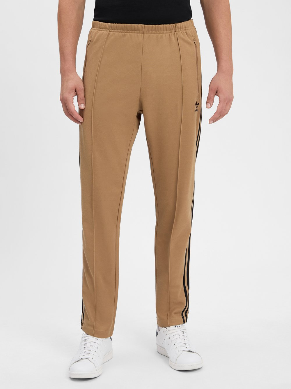 adidas Originals Męskie spodnie dresowe Mężczyźni Bawełna brązowy, M