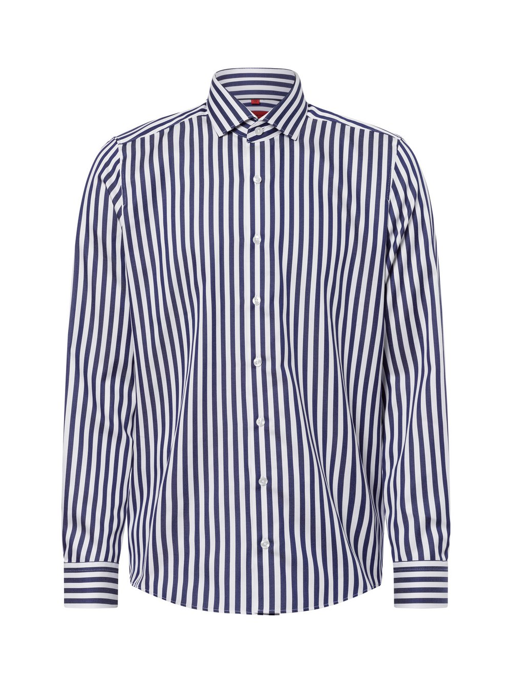 Finshley & Harding Męska koszula biznesowa - non-iron Mężczyźni Slim Fit Bawełna niebieski, 37