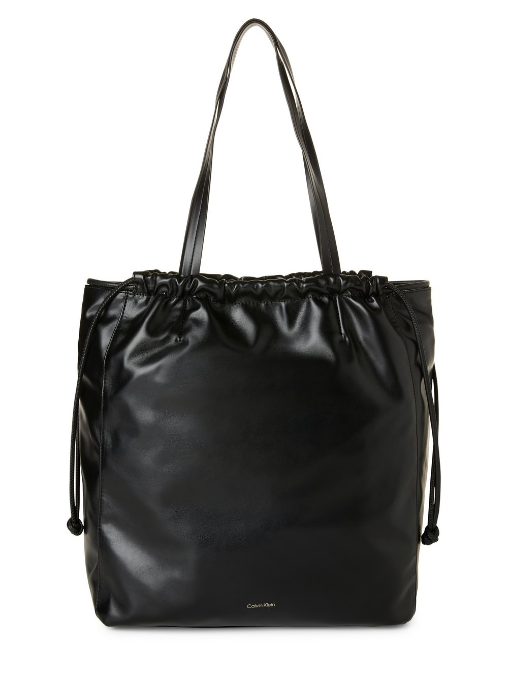 Calvin Klein Damski shopper Kobiety Sztuczna skóra czarny, ONE SIZE