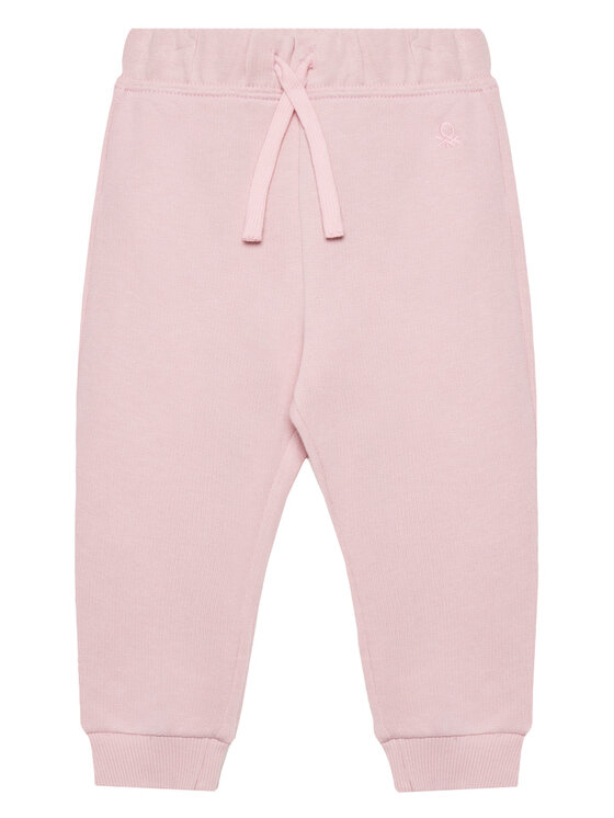 United Colors Of Benetton Spodnie dresowe 3J70GF01N Różowy Regular Fit