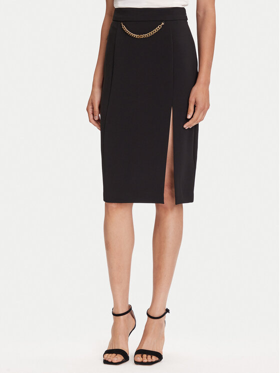 Marciano Guess Spódnica midi 5YGD07 7357A Czarny Regular Fit