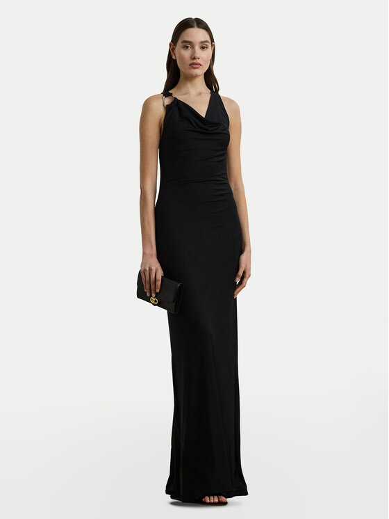 LAUREN RALPH LAUREN Sukienka wieczorowa 253971057001 Czarny Slim Fit