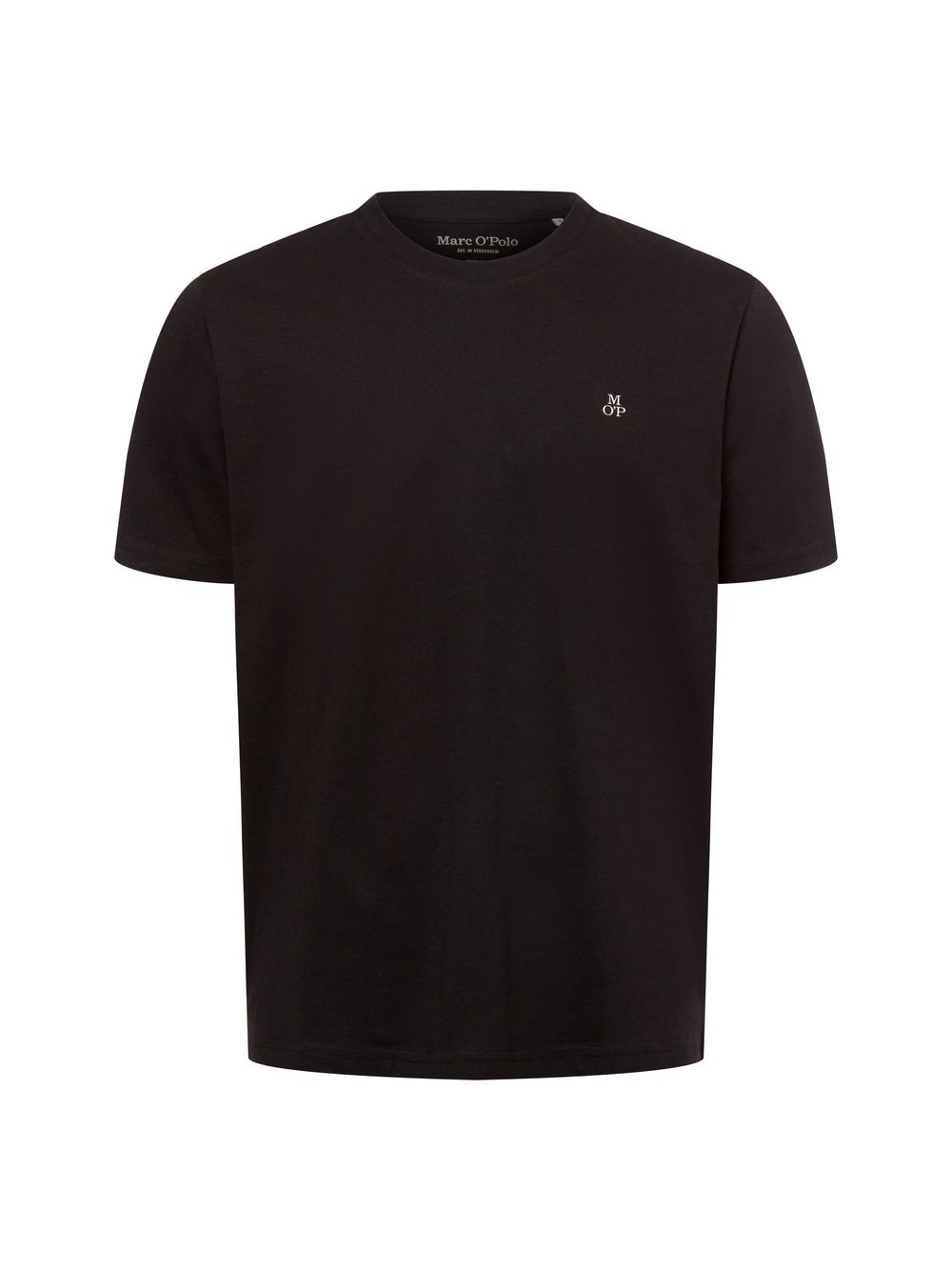Marc O'Polo T-shirt męski Mężczyźni Bawełna czarny, L