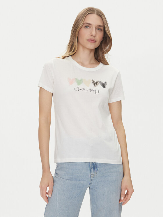 JDY T-Shirt Michigan 15311702 Biały Regular Fit