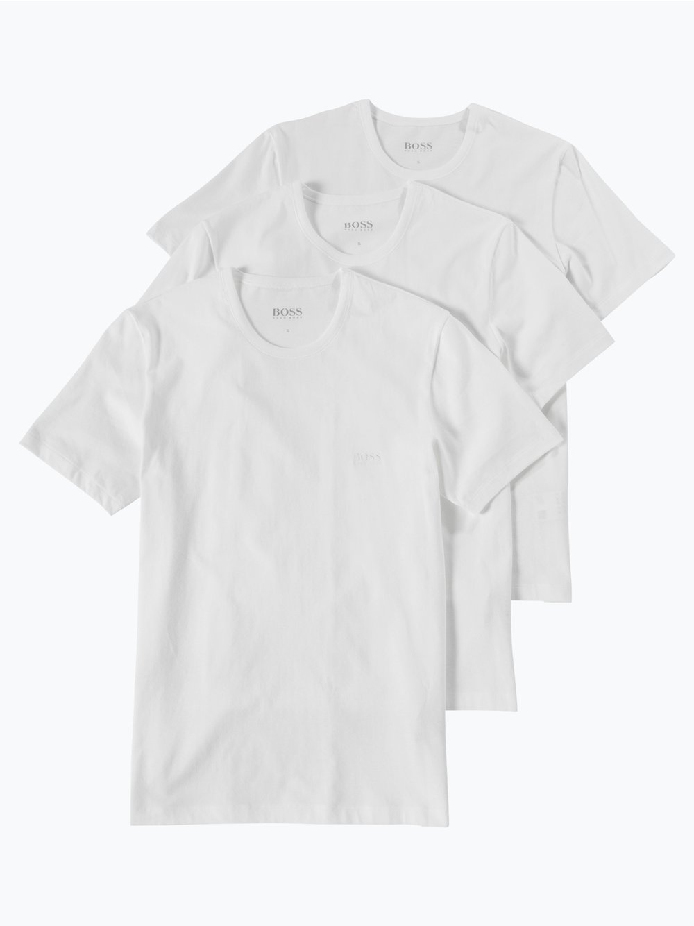 BOSS T-shirty pakowane po 3 szt. Mężczyźni Bawełna biały, L
