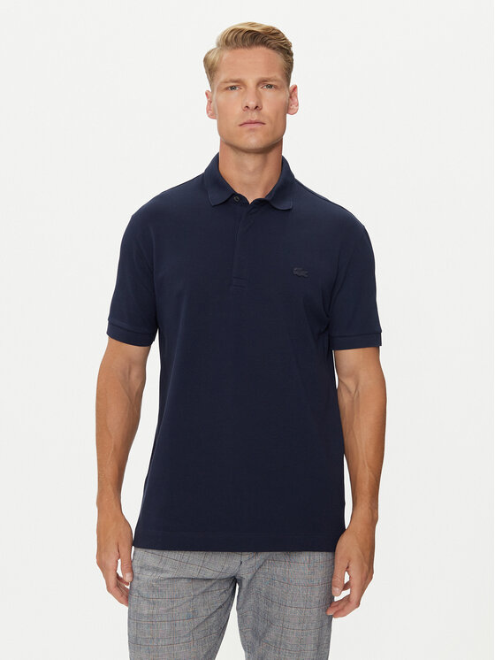 Lacoste Polo PH5522 Granatowy Regular Fit