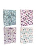 Torba prezentowa 26x23 kwiaty pastelowe matowa