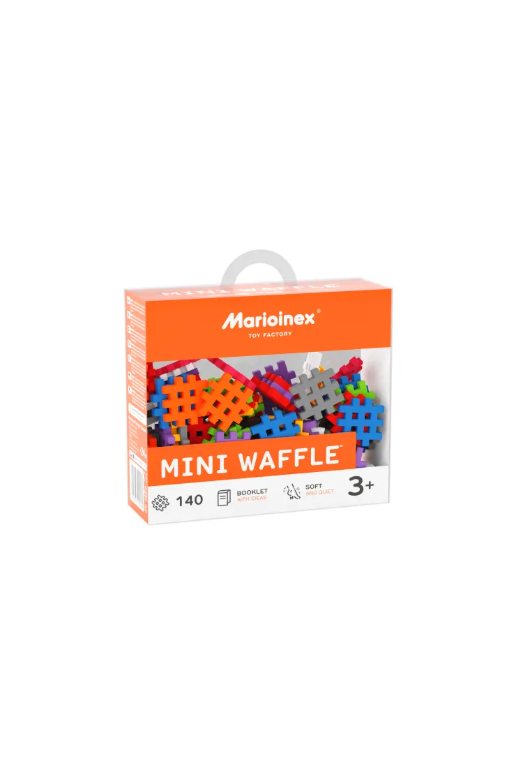  Klocki konstrukcyjne Mini Waffle 140 elementów MARIOINEX 902134