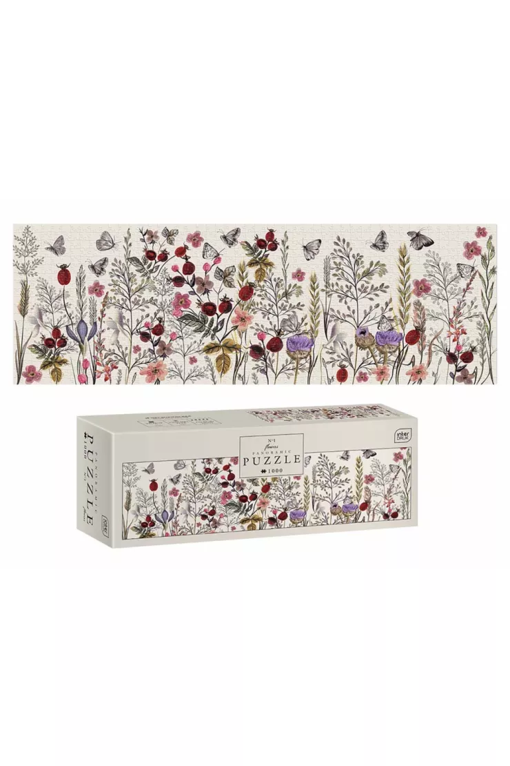 Puzzle panorama 1000 el. Flowers 1