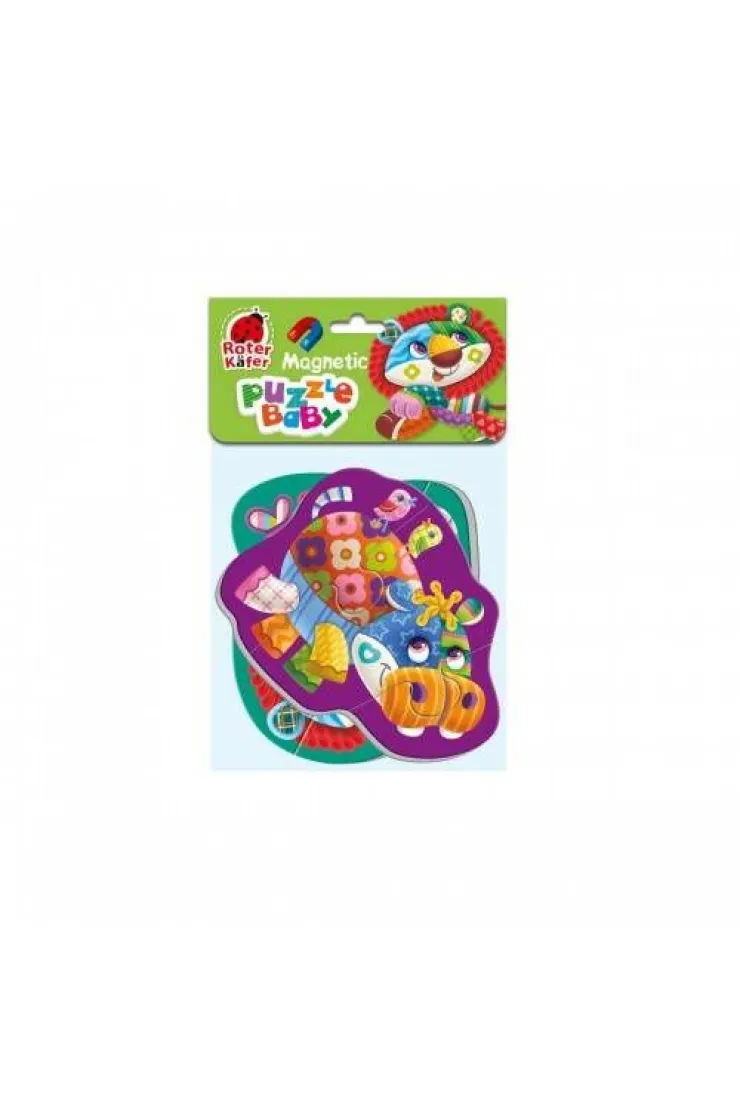 Miękkie magnetyczne puzzle Lew i Hipopotam