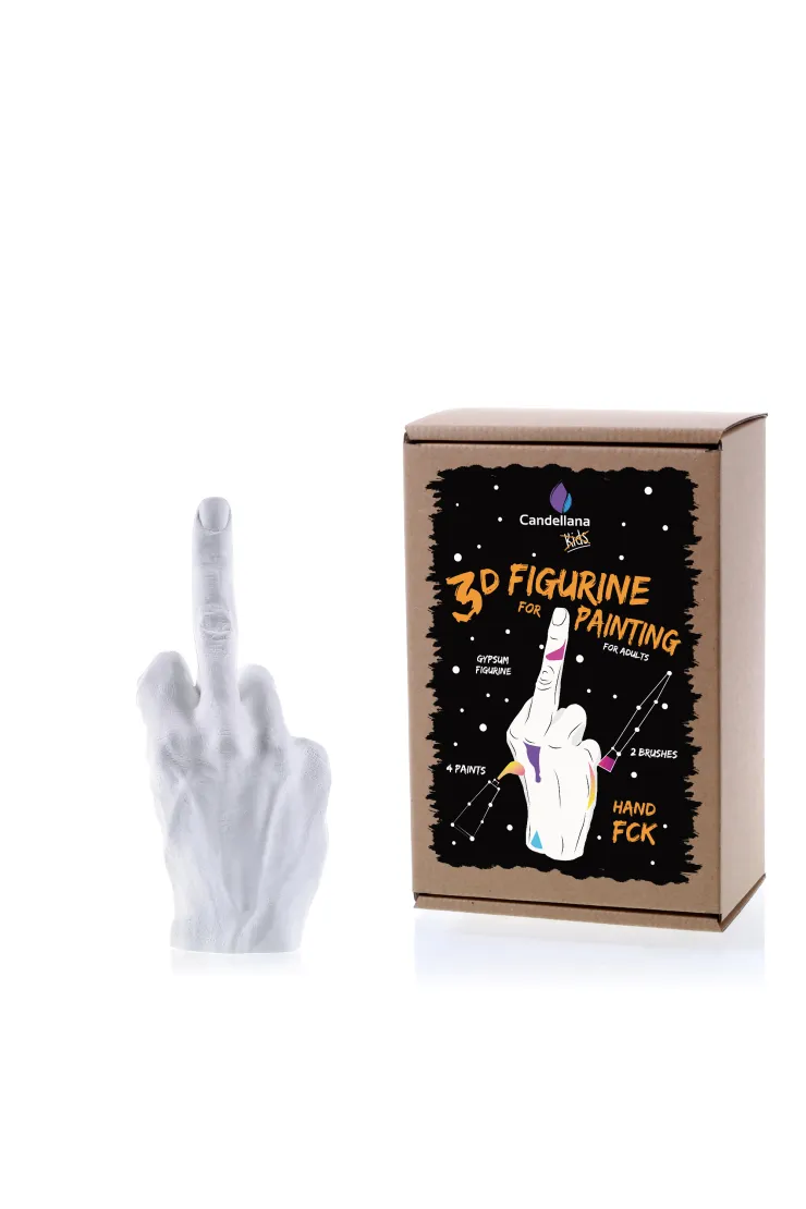 Kolorowanka 3D Hand FCK