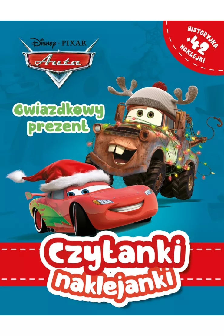 Czytanki naklejanki. Disney Pixar. Auta. Gwiazdkowy prezent
