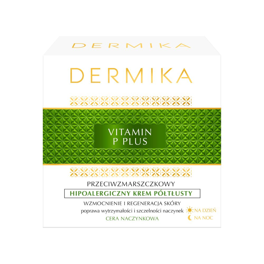 Dermika Vitamin P Plus Przeciwzmarszczkowy krem półtłusty 50 ml