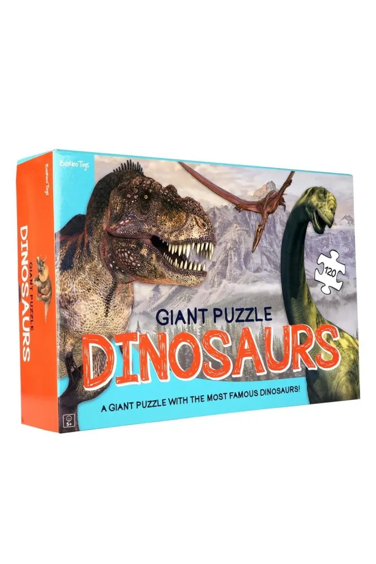 Puzzle podłogowe 120 el. Dinozaury