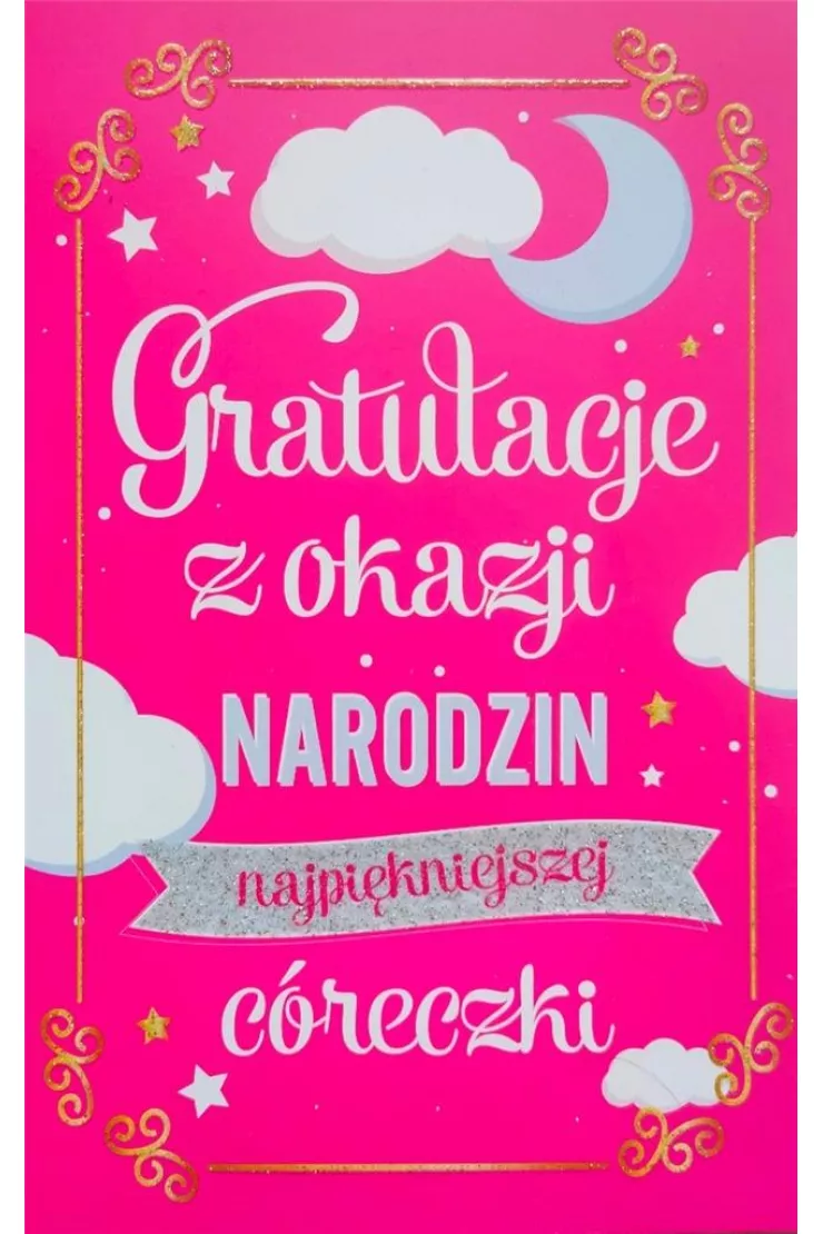 Karnet Narodziny dziewczynka 2K-086