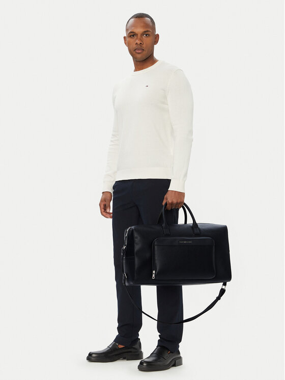 Tommy Hilfiger Torba weekendowa Th Central Duffle AM0AM14739 Czarny