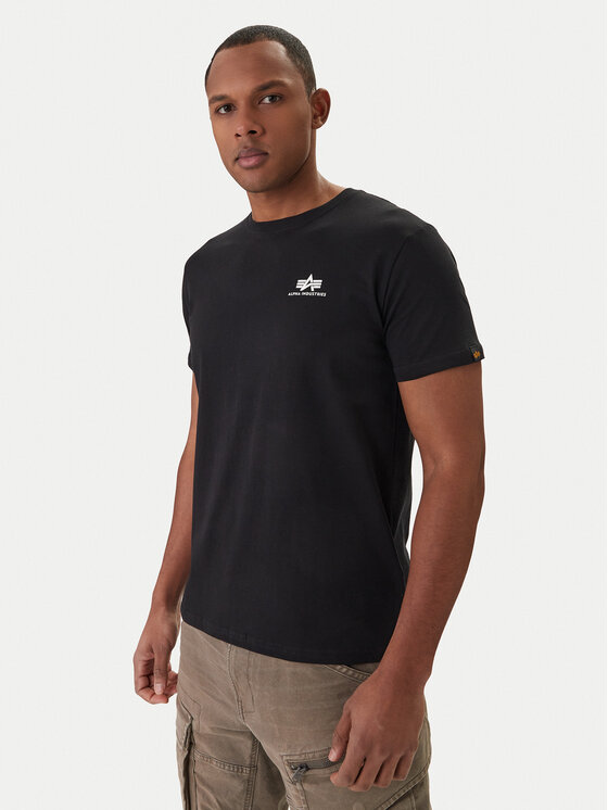 Alpha Industries T-Shirt Basic 188505 Czarny Regular Fit