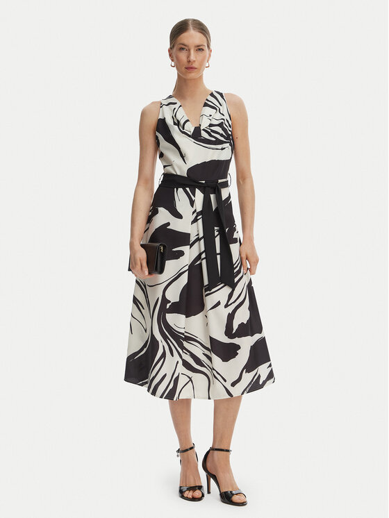Rinascimento Sukienka koktajlowa CFC0020269002 Czarny Regular Fit