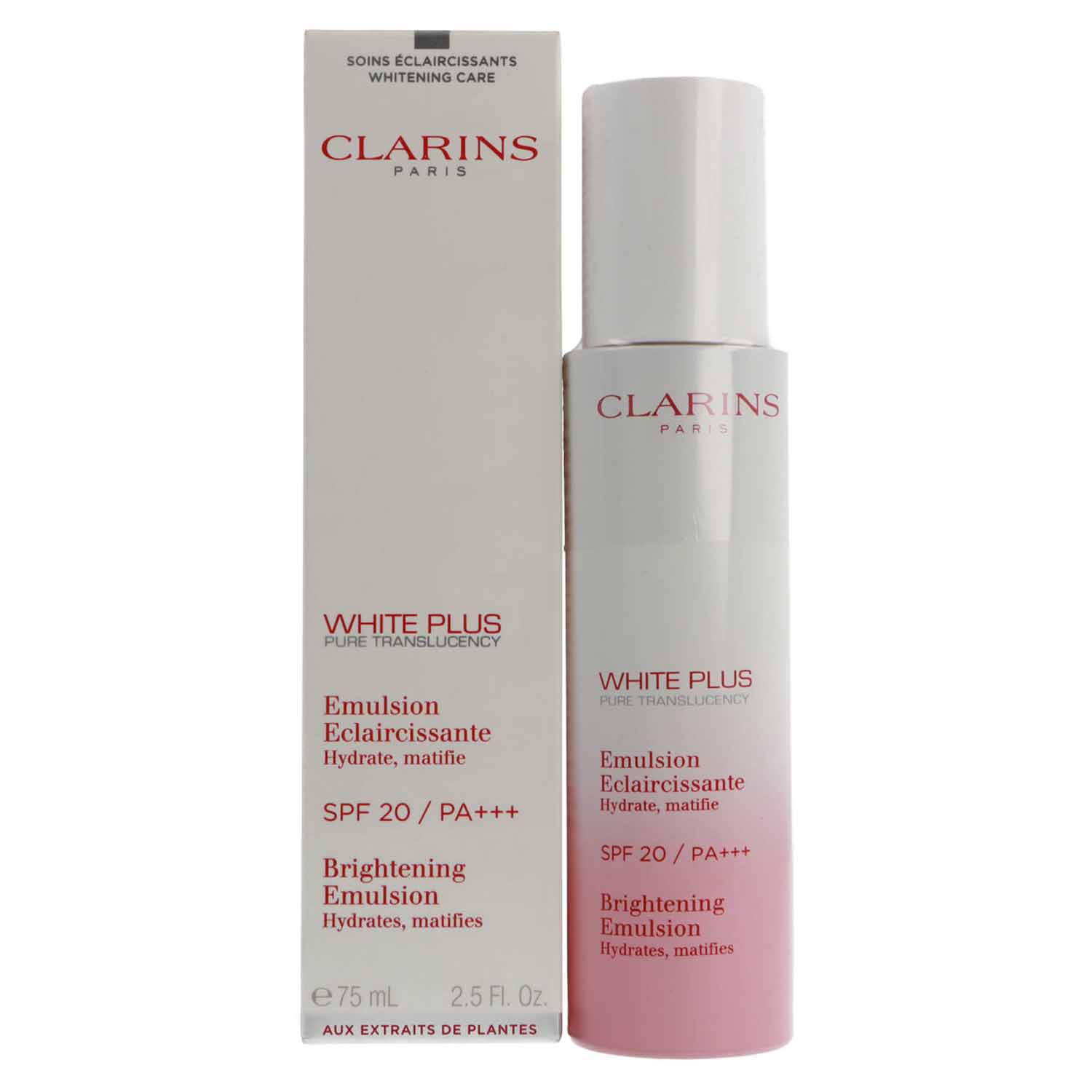 Clarins White Plus  Emulsion Eclaircissante SPF20 75ml