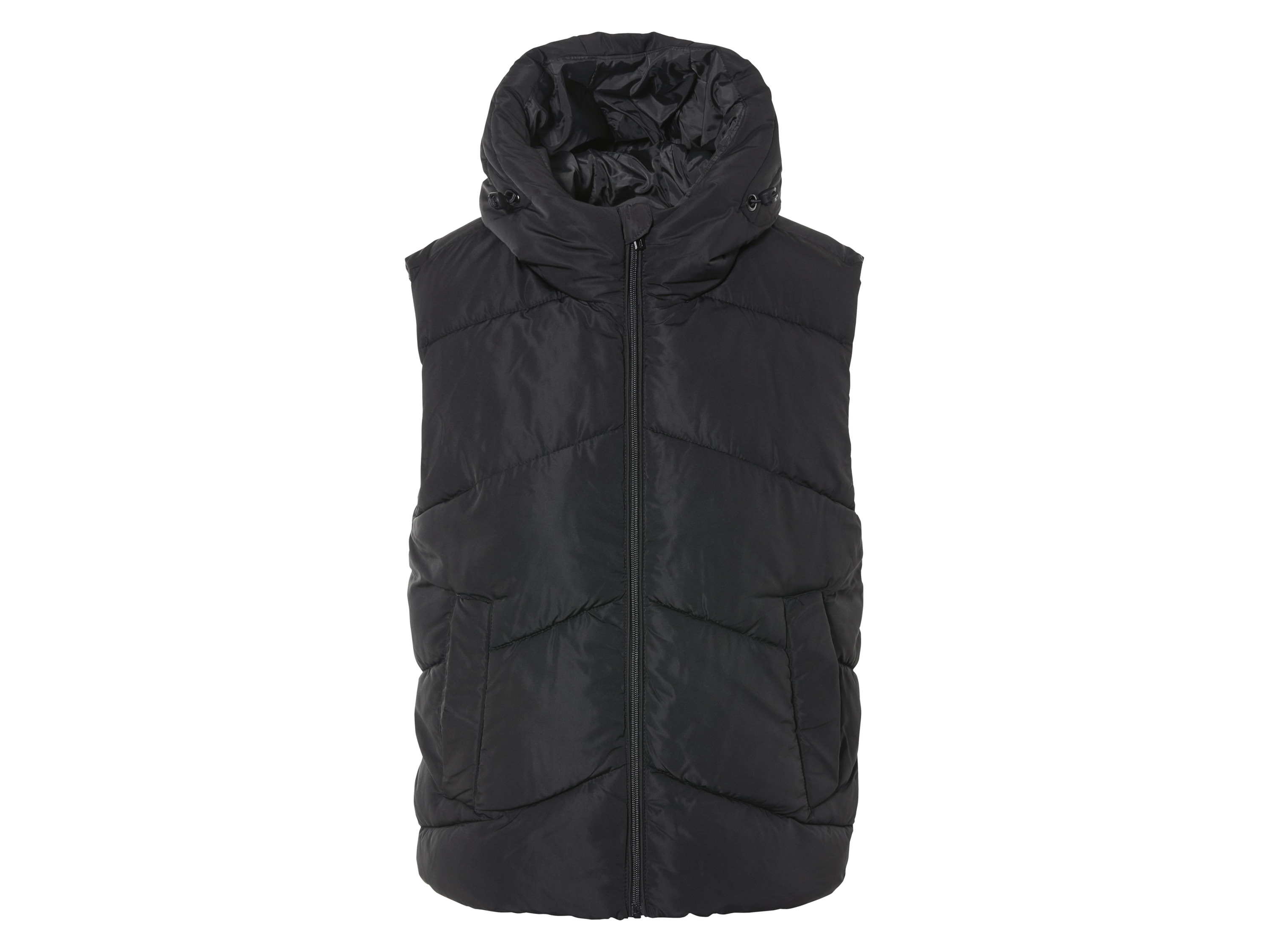 esmara® Kamizelka pikowana damska  (Czarny, XS (32/34))
