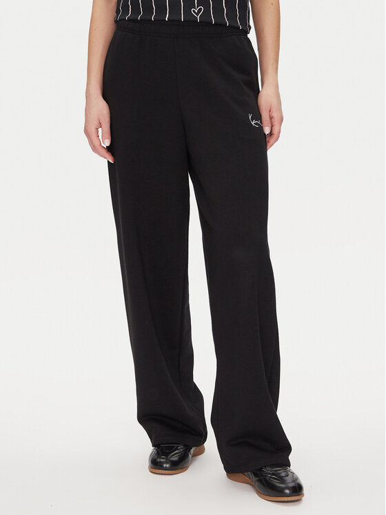 Karl Kani Spodnie dresowe Signature Os 61030062 Czarny Relaxed Fit