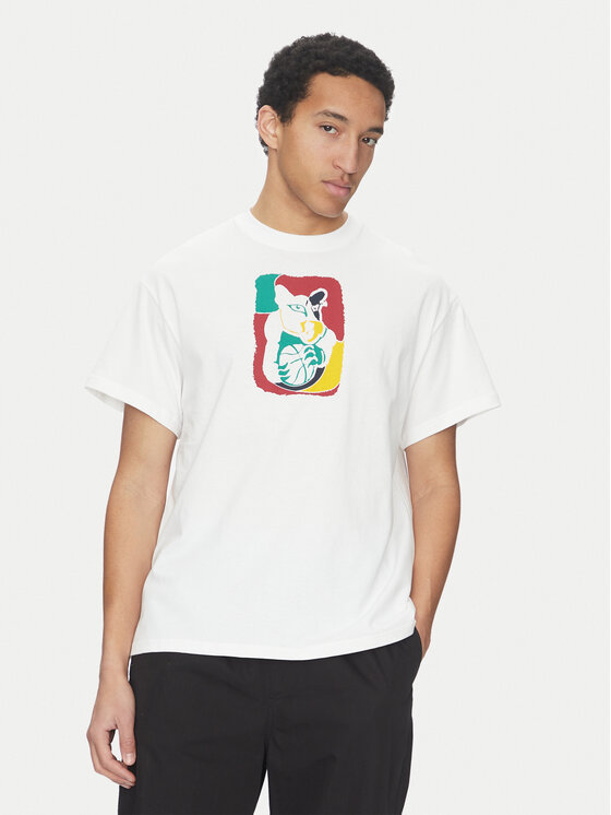 Puma T-Shirt Dylan Exhibit 630673 Biały Regular Fit
