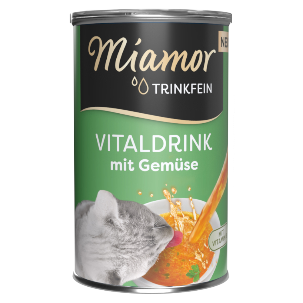 Miamor Vitaldrink napój dla kota, 6 x 135 ml - Warzywa