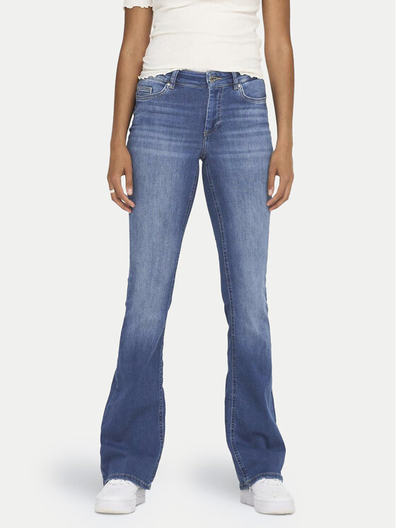 ONLY Jeansy Blush 15223514 Niebieski Flared Fit