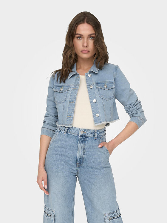 ONLY Kurtka jeansowa Wonder 15256098 Niebieski Regular Fit