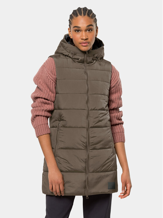 Jack Wolfskin Bezrękawnik Eisbach Vest 1206991 Brązowy Regular Fit