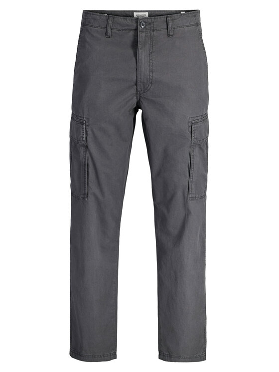 Jack & Jones Spodnie cargo Kane Frank 12291962 Szary Relaxed Fit