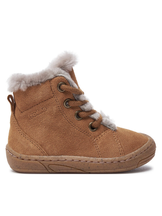 Froddo Trzewiki Minni Suede Laces G2110140-2 M Brązowy