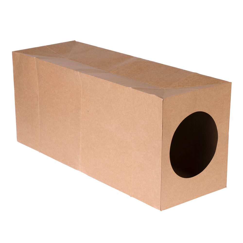 zooplus basics papierowy tunel dla kota - Szer. x wys. x dł.: 27 x 22 x 65 cm miniaturka