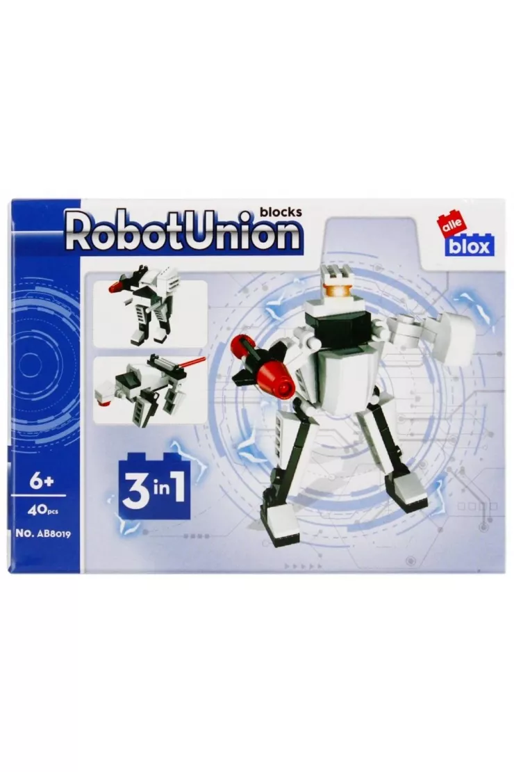  Klocki konstrukcyjne Robot 40 elementów ALLEBLOX