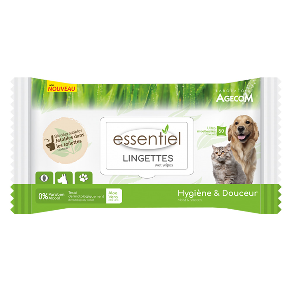 Essentiel, chusteczki nawilżane z aloesem - 50 szt. miniaturka