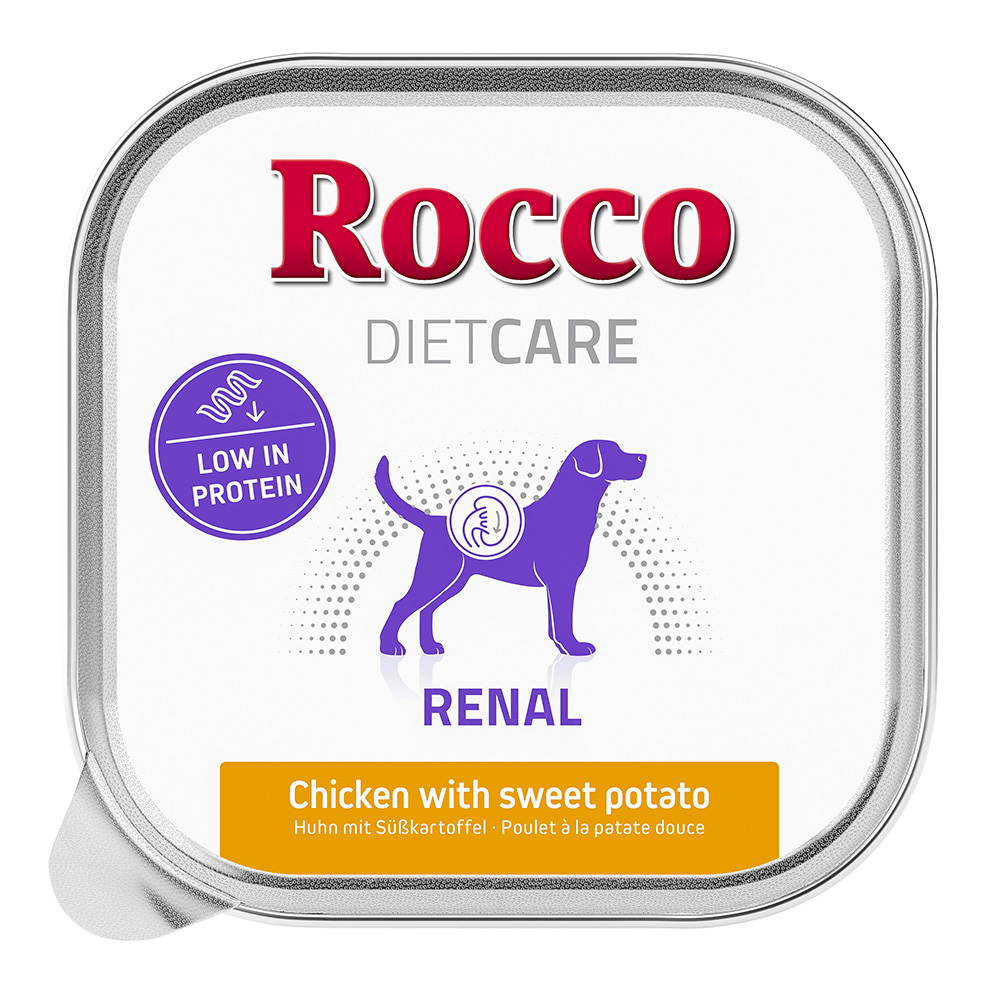 Rocco Diet Care Renal w tackach, kurczak z batatami, 150 g - 10 x 150 g