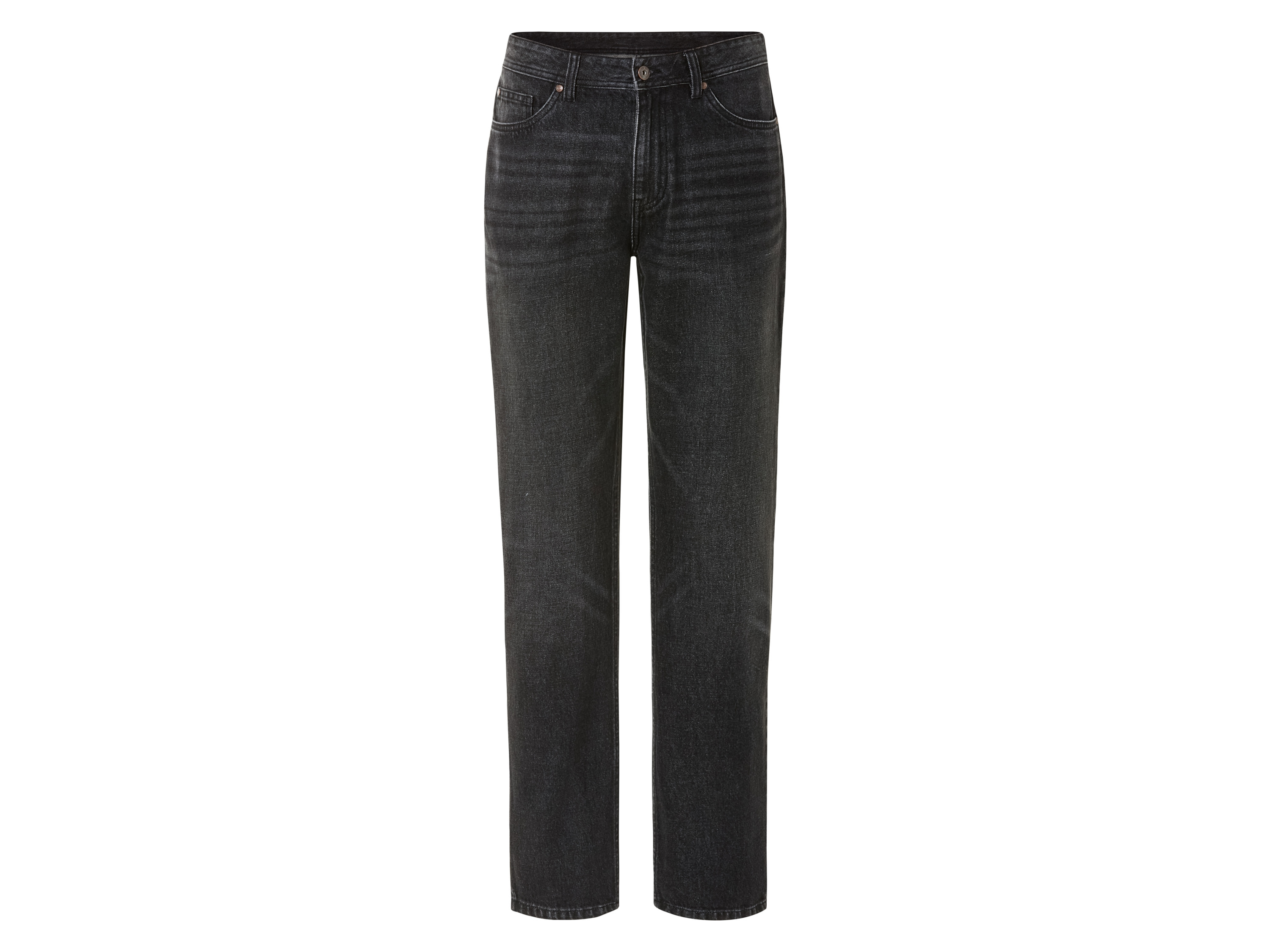 LIVERGY® Jeansy męskie z bawełny, Relaxed Fit (Ciemnoszary, 54 (38/32))
