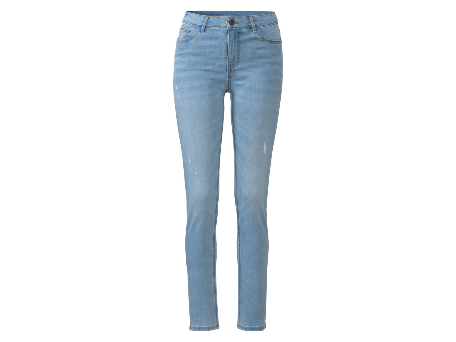 esmara® Jeansy damskie super skinny fit  (Niebieski, 42)