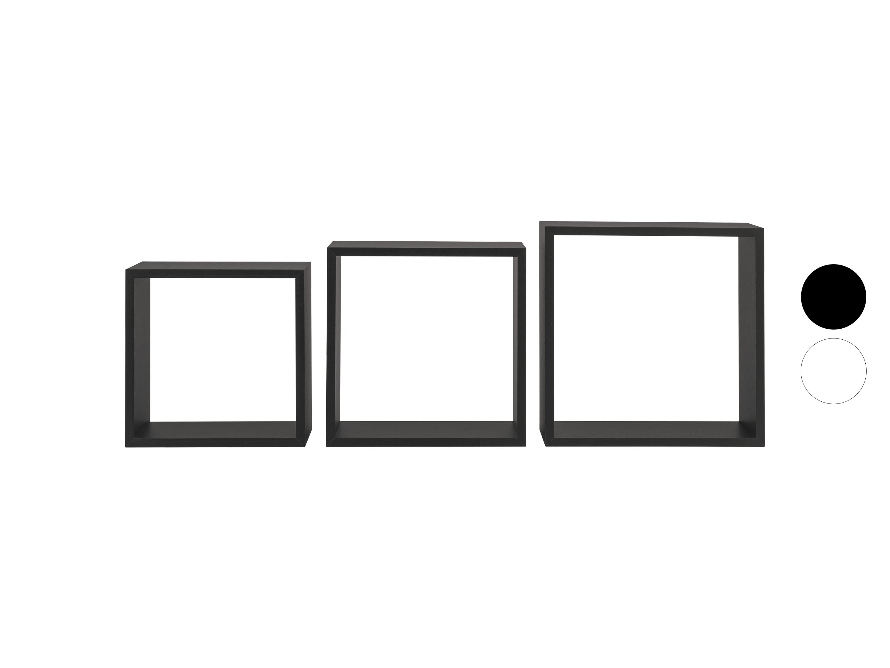 LIVARNO home Zestaw półek 30 x 30 cm, 3 sztuki miniaturka
