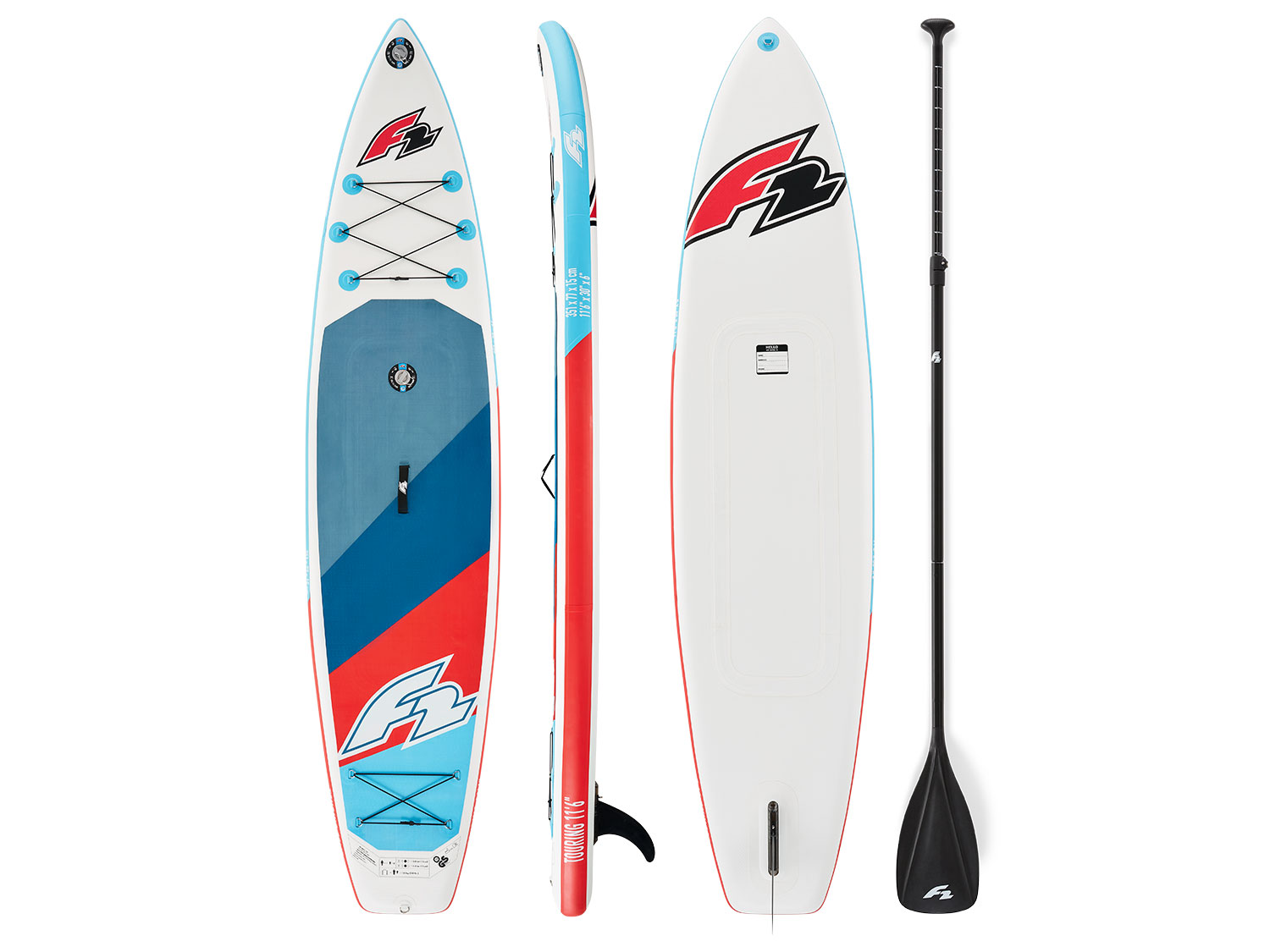 F2 Deska do pływania SUP dwukomorowa Touring 11'6"