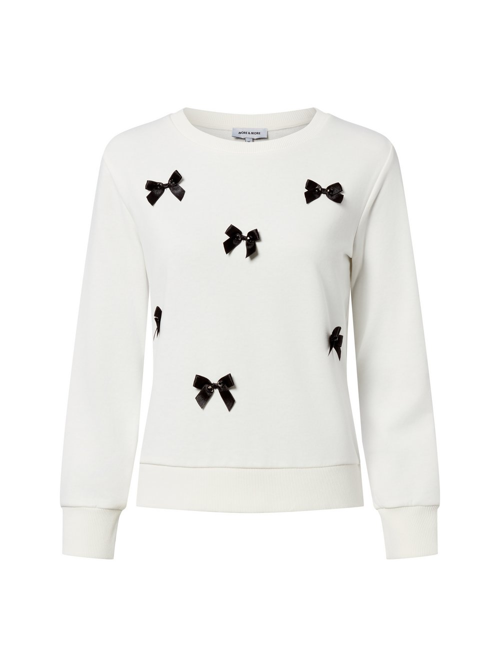 More & More Bluza damska Kobiety Bawełna biały|czarny, 36
