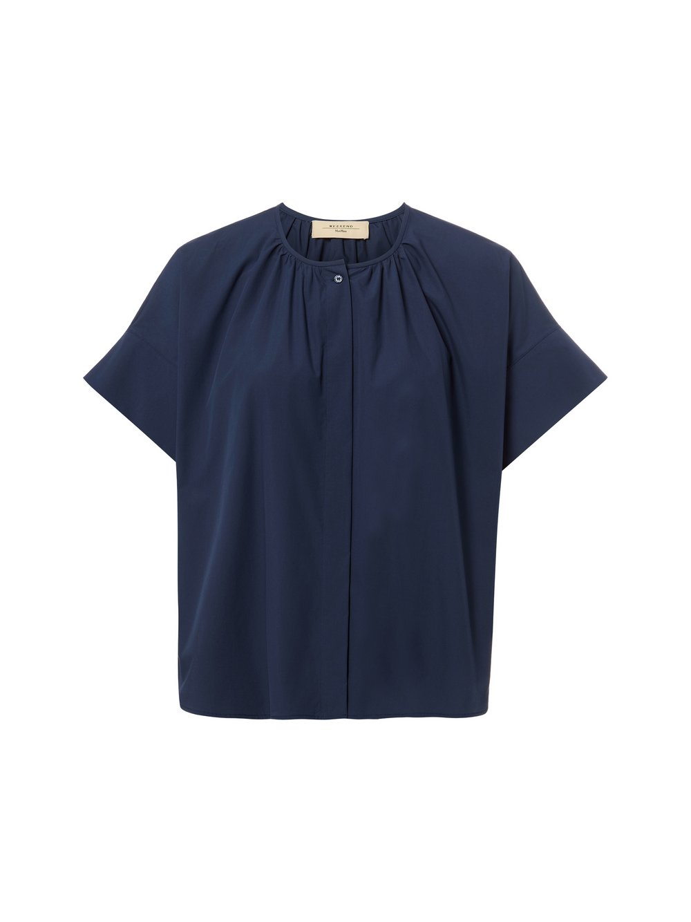 Weekend Max Mara Damska bluzka koszulowa - WKDeducata Kobiety Bawełna niebieski, 36