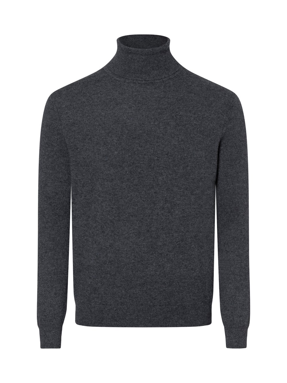 Andrew James Męski sweter z czystego kaszmiru Mężczyźni Kaszmir szary, M