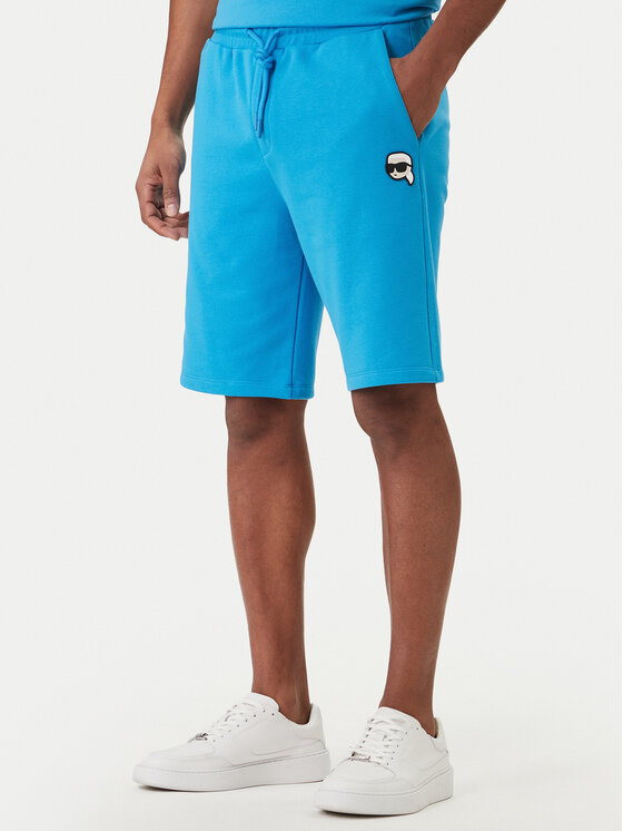 KARL LAGERFELD Szorty sportowe 705019 562900 Niebieski Regular Fit