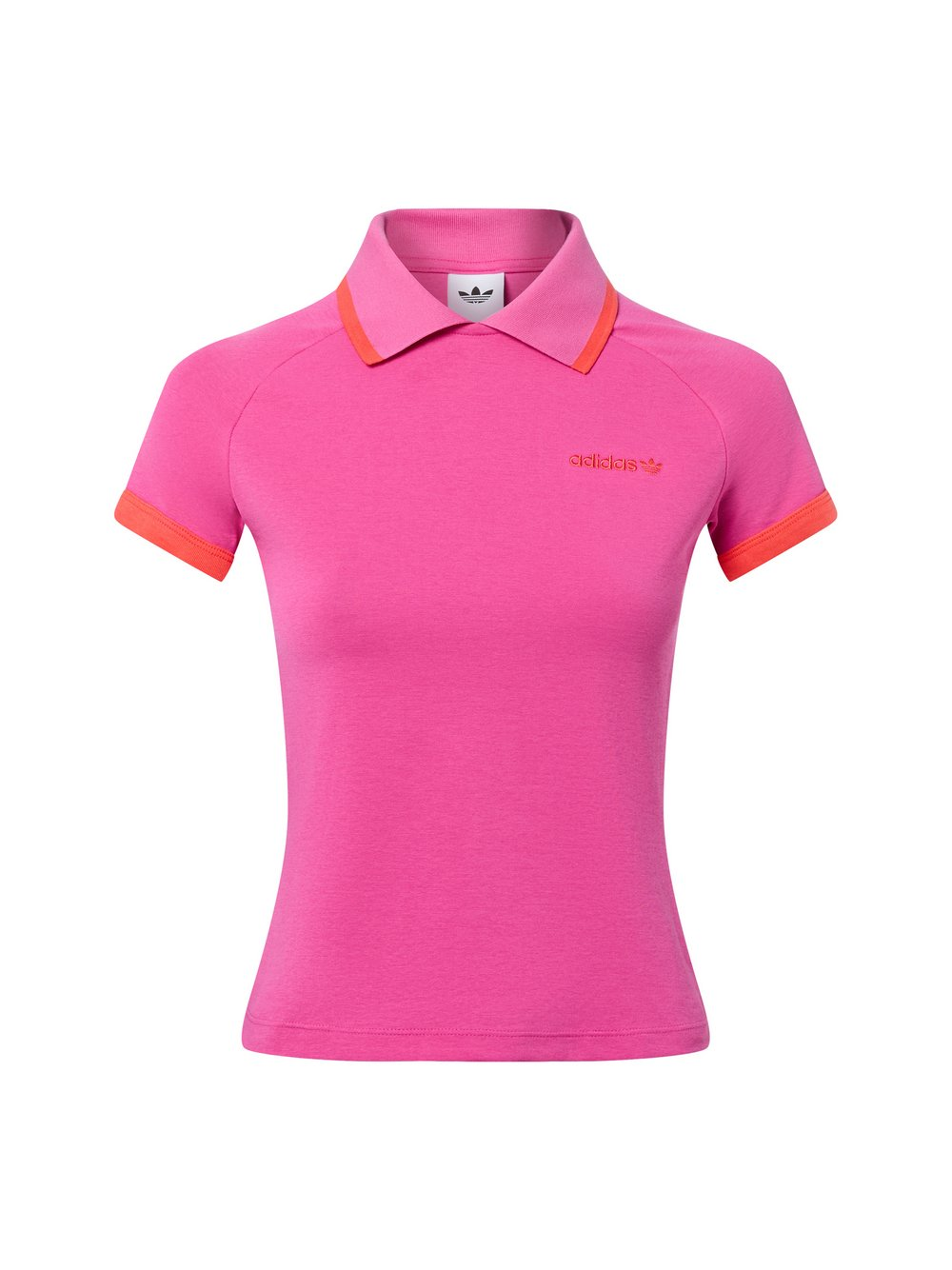 adidas Originals Damska koszulka polo Kobiety Bawełna wyrazisty róż, S