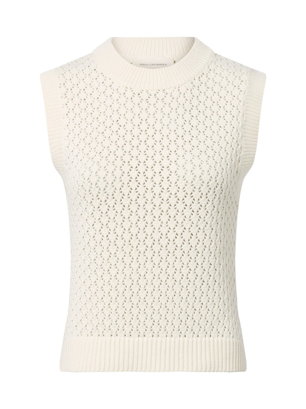 Msch Copenhagen Sweter damski - MSCHDaina Kobiety beżowy, XS/S