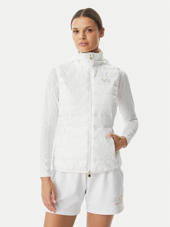 EA7 Emporio Armani Bezrękawnik 7W000472 AF12477 U0002 Biały Regular Fit