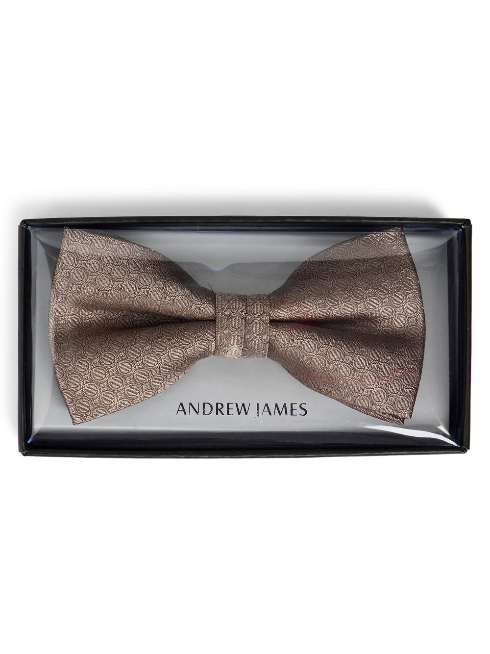 Andrew James Jedwabna muszka męska Mężczyźni brązowy, ONE SIZE